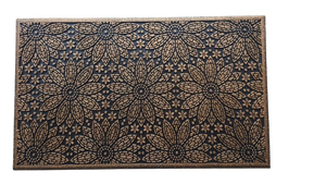 Tapis de sol en caoutchouc à motif floral, tapis décoratif pour la maison, le bureau, le balcon, la cuisine et l'entrée - Product Image 3
