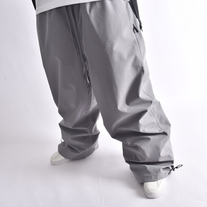 Fashionable Pants Waterproof Baggy Cargo Snow Loose Windbreak Pants Customized Polyester Fabric Windproof Ski Pants - Product Image 1