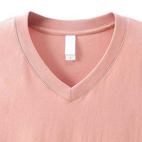 Nouveauté : T-shirts pour hommes à col en V à bas prix, vente en gros, 100% coton, été, logo personnalisé, t-shirts pour hommes respirants à manches courtes