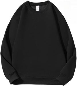 Sweat-shirt de printemps léger 450 GSM délavé à l'acide, coupe oversize, écologique, personnalisable avec logo imprimé, épaules tombantes, style streetwear - Product Image 2