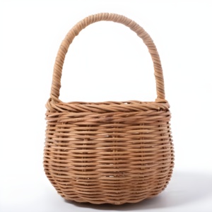 Wicker gift <b>baskets</b> newest design hand-crafted rattan storage <b>basket</b> flower <b>displaying</b> container - Product Image 2