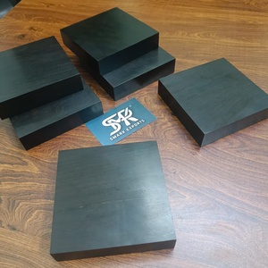 Blocs de bois d'ébène haute densité, plaquettes de tournage en bois dur lisse pour la fabrication de manches de couteaux et l'artisanat du bois - Product Image 1