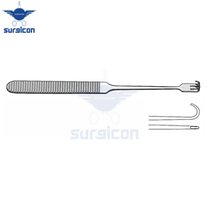 Pinzas microquirúrgicas Jacobson de 17 cm (6-3/4 pulgadas) 6 x 1 mm, punta roma, de acero inoxidable de primera calidad, instrumento quirúrgico para tejidos delicados. - Product Image 3