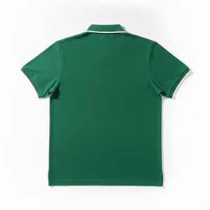 Polo à manches courtes pour homme, 100% coton piqué, anti-rides, style décontracté, couleur unie, coupe classique - Product Image 3