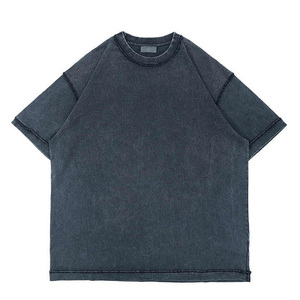 Nouvelle Arrivée 2026 – T-shirt Homme Oversize Violet Uni à Manches Courtes en Coton, Col Rond, Coupe Décontractée, Maille Jersey, Design Uni - Product Image 3