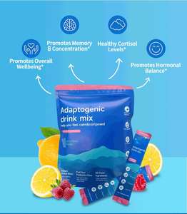 תערובת של משקה adaptogenic להקלת מתח & רגוע מורכב מתערובת אבקת אבקת טבעי - Product Image 5