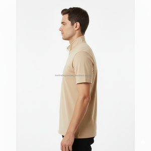 Custom Logo Polyester Spandex Quarter Zipper Men's Performance 1/4 Zip Pullover Plain Blank Dry Fit Training <b>Top</b> High Quality - Product Image 4