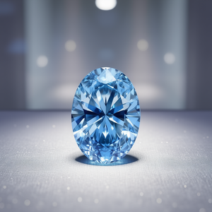 Diamant non monté certifié IGI 7.06 ovale SI1, diamant cultivé neuf - Product Image 3