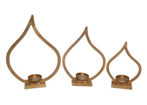 Gold Hexagonal Eco-Friendly Metal <b>Tea</b> <b>Light</b> Holder Decorative Candle Jar Rack for Home <b>Christmas</b> Birthday Valentine's Day - Product Image 6