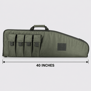 Estuche para equipo de 40 pulgadas, suave, con 4 bolsillos frontales, acolchado, bolsa de almacenamiento larga, asa de transporte, cremallera de longitud completa - Product Image 4