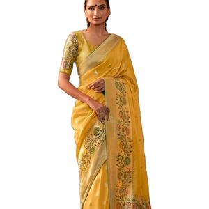 Dernier concepteur Pure Viscose Dola Silk Border Saree par Fab Zone - Product Image 1