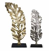 Sculpture moderne abstraite en aluminium doré, arbre de vie, centre de table en métal fait main, ornement décoratif nautique, décoration intérieure