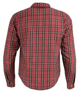 <span class=keywords><strong>Camicia</strong></span> da uomo in flanella tartan <span class=keywords><strong>rossa</strong></span>, resistente, a maniche lunghe, a quadri, da lavoro, con doppia tasca, per esterni, stile <span class=keywords><strong>boscaiolo</strong></span>, casual, personalizzabile OEM - Product Image 2