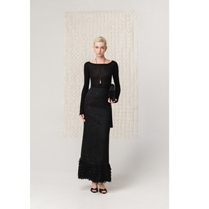 Nouvelle arrivée : chemisier élégant pour femme, haut à col bateau, manches longues, printemps/été, chemisiers élégants pour femmes - Product Image 1