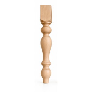 Modern Solid Rubber Wood Table Legs Durable Decorative Wooden Furniture Supports for Dining Room Bedroom Living Room Use - Product Image 1
