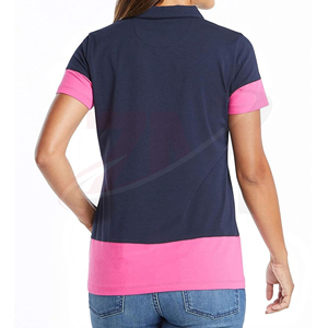Camiseta Polo de Algodón Premium para Mujer, Manga Corta, Corte Ajustado, Tejido Transpirable y Suave, Informal, Elegante, para Uso Diario, Verano - Product Image 3