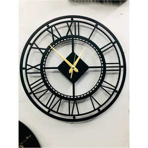 Modern Nordic Geometric Wall <b>Clock</b> Octagon Metal Silent Quartz <b>Clock</b> Roman Numerals <b>Large</b> Decorative Wall Watch Decor Wall <b>Clock</b> - Product Image 3