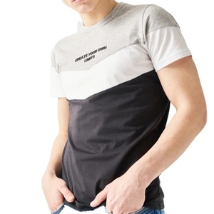 เสื้อยืดผู้ชายใส่สบายแบบใหม่2025ผ้าคอตตอนโพลีเอสเตอร์ระบายอากาศได้ดีดีไซน์100% บริการ OEM ใหม่ - Product Image 1