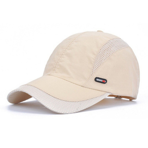 Gorras de béisbol de malla de 6 paneles de secado rápido 2025 para viaje con protección solar - Product Image 4