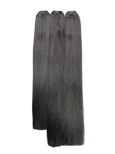 Caliente 100% cabello crudo vietnamita sin enredos sin derramamiento Paquete de cabello liso natural de doble dibujado - Product Image 4