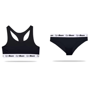 Ensemble soutien-gorge et culotte sexy pour femme, personnalisable avec logo, taille confortable, en coton très extensible, ensemble de sport 2 pièces - Product Image 6