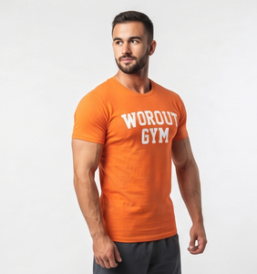 <b>Men's</b> Slim Fit Muscle Tee Casual 100% Cotton Workout O-Neck <b>T</b>-<b>Shirt</b> Gym Fitness Wear Streetwear <b>Summer</b> <b>T</b>-<b>Shirt</b> <b>Men</b> - Product Image 4