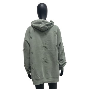 High Quality Women's <b>Hoodies</b> New Fashion Hip Hop Style Loose Solid Color Long Sleeve Cropped Fitness Casual Wear <b>Workout</b> Hoodie - Product Image 1