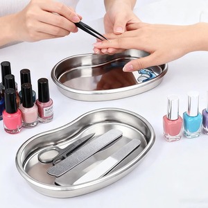 Bandeja Organizadora de Cosméticos en Forma de Riñón, de Acero Inoxidable, para Joyería, Herramientas de Manicura, Exhibición de Cosméticos, Herramienta para Salón de Belleza - Product Image 4