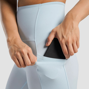 Leggings Deportivos de Verano para Mujer, de Alta Calidad, Sin Costuras, de Spandex/Poliéster, Cintura Alta Elástica, para Yoga - Product Image 5