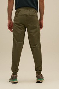 Pantalones deportivos informales elásticos rectos en blanco con logotipo personalizado para hombre, pantalones elásticos de lona de 4 vías, ajustados, 100% algodón, para deportes al aire libre - Product Image 5