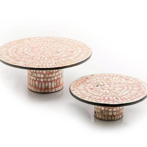 Soporte para Pastel de Nácar de Entrega Rápida, Ecológico, para Exhibición de Postres y Decoración de Mesa, Directo del Fabricante, Origen Vietnam - Product Image 3