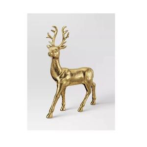 Sculpture de cerf en métal aluminium de qualité supérieure pour la décoration artisanale du salon et les décorations de Noël - Product Image 2