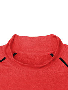 Camiseta de Compresión Deportiva Personalizada para Hombre, Manga Corta, Cuello Alto, Protección contra Rozaduras, para Gimnasio y Entrenamiento - Product Image 5