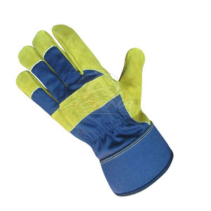 Guantes de Trabajo de Cuero de Alto Rendimiento, Palma Reforzada, Ecológicos, de Secado Rápido, con Detección de Pinchazos, Ajuste Seguro, Movimiento Flexible, para Exteriores - Product Image 5