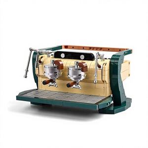 646 Piezas Creativas Clásicas, Cafetera Automática de Doble Cabezal, Bloques de Construcción, Juego de Ladrillos para Armar, Regalo para Niños - Product Image 1