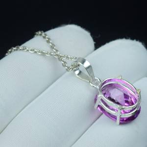 Hermoso Colgante de Tanzanita Bicolor, Plata de Ley 925, Collar Estilo Boho, Regalo Sorpresa, Joyería - Product Image 5