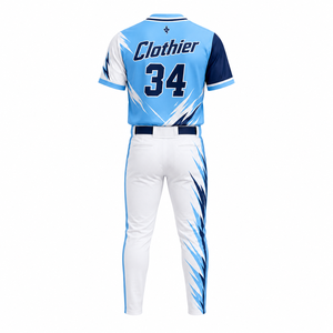 Uniforme de baseball confortable conçu pour l'entraînement, les matchs, les tournois et les compétitions, offrant des performances durables. - Product Image 2