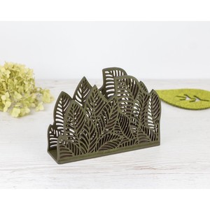 Metal Tissue Holder with Leaf Design Bohemian Style Free Standing Decorative Napkin <b>Stand</b> for Tabletop Use - Product Image 5