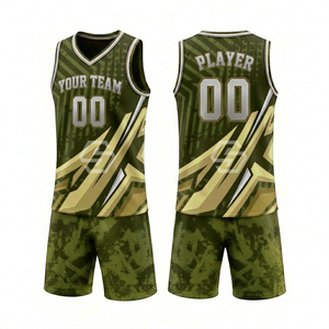Ensemble d'uniformes de basketball personnalisés, haute qualité, respirant, maillot de sport pour adultes, nouvelle arrivée, uniforme de basketball animé - Product Image 5