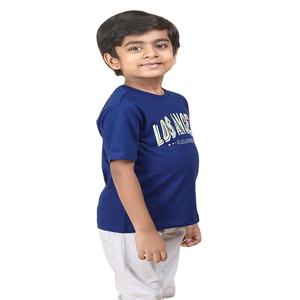 T-shirt Little Gem 100% coton pour garçons à col rond avec différentes méthodes d'impression exportées dans le monde entier - Product Image 1