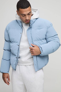 Chaqueta Acolchada de Lona Lavada con Capucha, Estilo Urbano, para Hombre y Mujer - Product Image 4