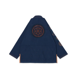 Uniforme de Jiu-jitsu Brasileño A&P x FITTED x SIG ZANE GI NAVY, Fabricación al por Mayor, Hecho a Medida, Kimono para Competencia y Entrenamiento - Product Image 2
