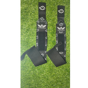 Muñequeras Internacionales de Levantamiento de Pesas con Diseño de Nubes, Elásticas de Algodón, para Gimnasio, Fitness, Powerlifting, con Correas de Soporte Ajustables - Product Image 1