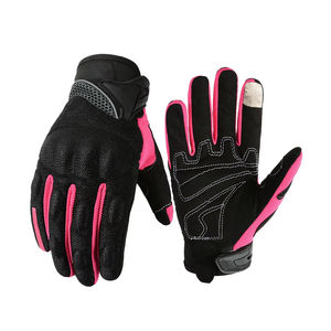 Guantes de Ciclismo MTB para Verano, Ligeros, Resistentes al Viento, Unisex, OEM, ODM, Venta al Por Mayor, Diseño de Logotipo Personalizado, Color, Cuero, Dedos Completos - Product Image 1