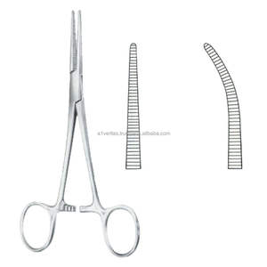 Pinzas Arteriales Rectas y Curvas A-1 VERITAS Crile-Rankin de 16 cm, Instrumentos de Acero Inoxidable |   Kit de sutura, instrumento médico - Product Image 1