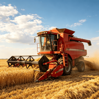 2026 Good China Récolteuse agricole combinée sur chenilles 4LZ-6.0 pour riz et blé, en Afrique, à vendre