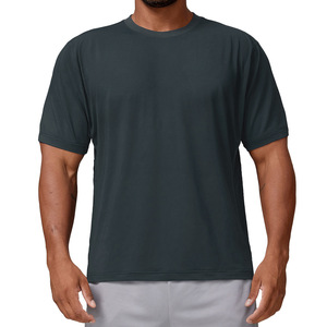 เสื้อยืดกีฬาคอกลมคุณภาพสูง ดีไซน์โลโก้ปรับแต่งได้ สำหรับผู้ชาย แห้งเร็ว เป็นมิตรกับสิ่งแวดล้อม - Product Image 4