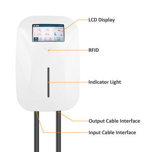 Estación de Carga Rápida para Vehículos Eléctricos de 32 Amperios y 5 Metros, Montada en la Pared, Modelo ST-E310G GBT, Cable de Carga Wallbox Inteligente - Product Image 5