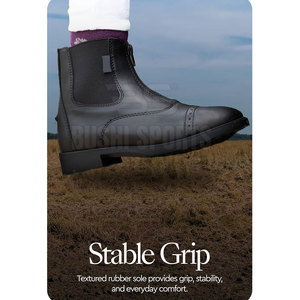 Nouvelles bottes de paddock classiques, texture lisse, semelle flexible et confort durable - Product Image 5