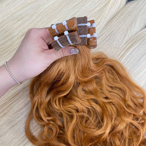 Migliori Fornitori di Capelli: Extension a Nastro di Alta Qualità Ese Remy Virgin Single/Double Drawn 100g, Onda Naturale, Tutti i Colori Disponibili - Product Image 3
